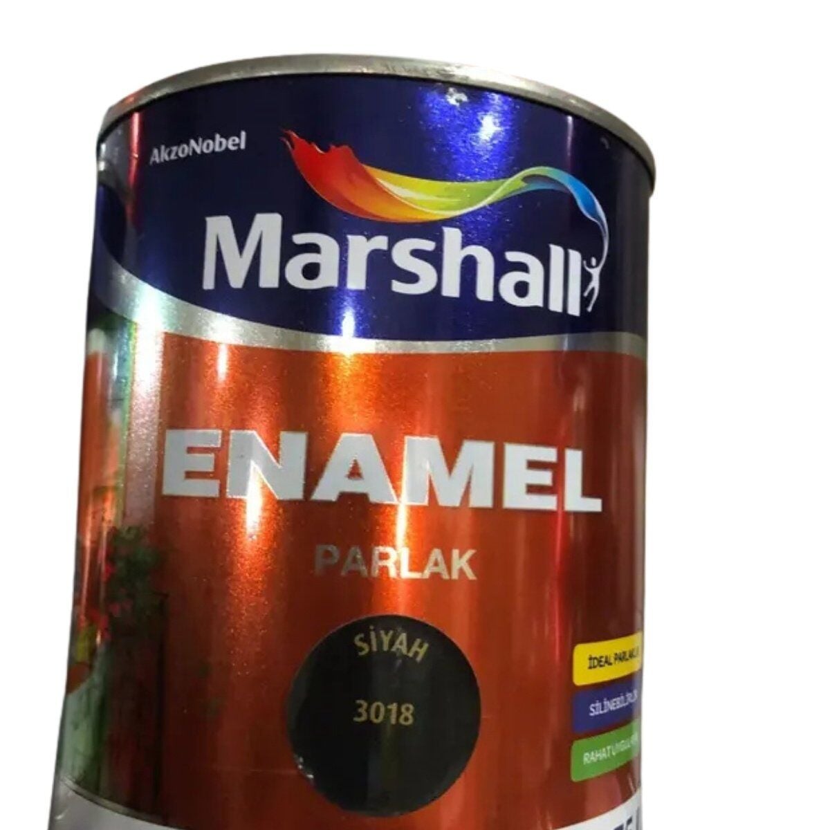 MB ENAMEL PARLAK SİYAH 3018 0,75 L