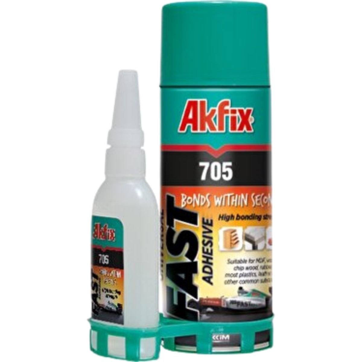 Akfix Hızlı Yapıştırıcı 705 Mdf Kit Şeffaf 200 Ml + 50 Gr