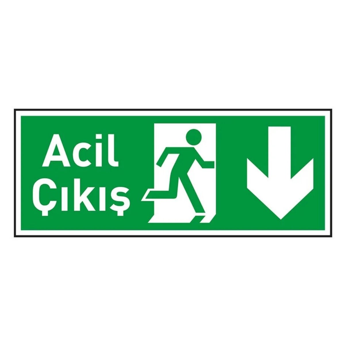 LUNA 11,5X25 ACİL ÇIKIŞ AŞAĞI