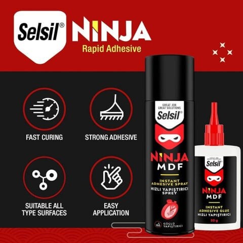 SELSİL NİNJA HIZLI YAPIŞTIRICI MDF 200 ML