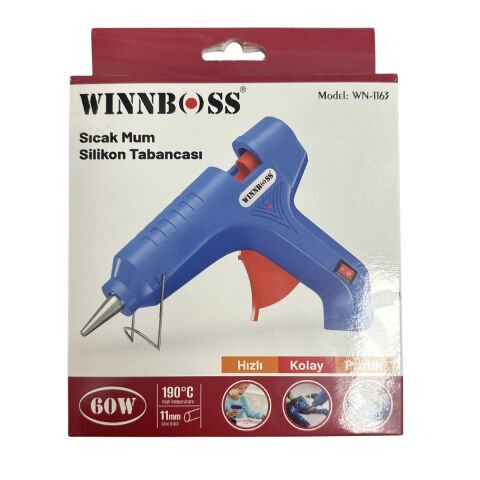 WINNBOSS MUM SİLİKON TABANCASI 60 W WN-1163 (SICAK)
