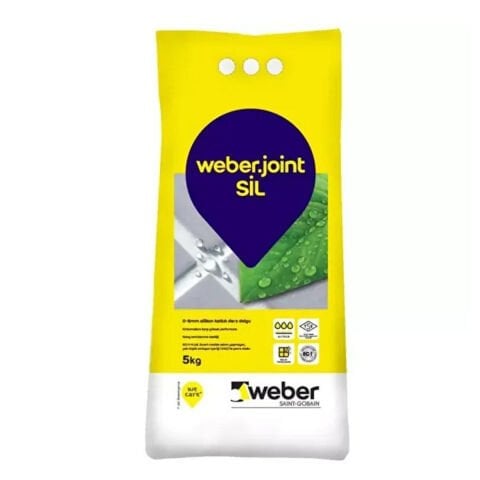 WEBER DERZ DOLGU GRANİT GRİ 5 KG (SİLİKONLU)