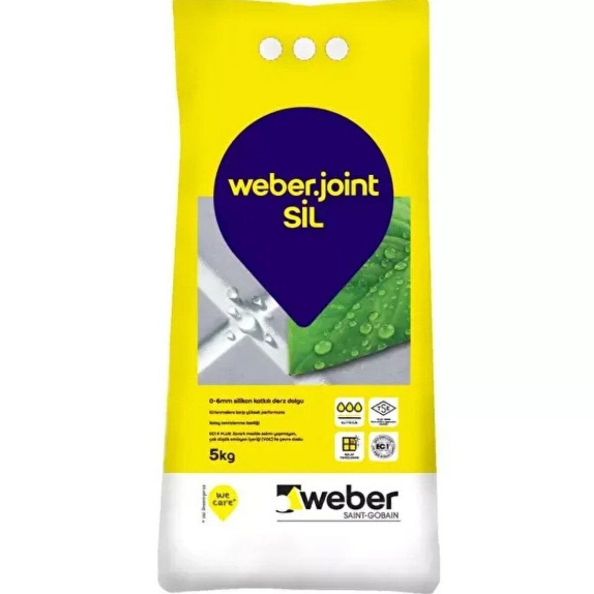 WEBER DERZ DOLGU KUM BEJİ 5KG (SİLİKONLU)