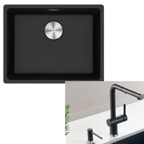 FRANKE MARIS MRG 210110-52 GRANİT EVİYE NERO (TESHIR URUNUDUR)
