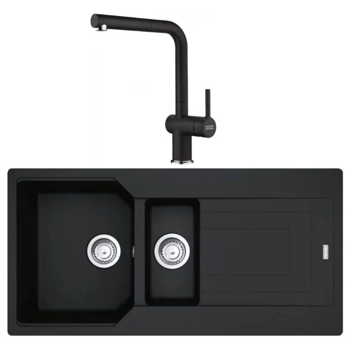 FRANKE URBAN UBG 651-100 1,5 GÖZLÜ NERO GRANİT EVİYE (TEŞHİR ÜRÜNÜDÜR)