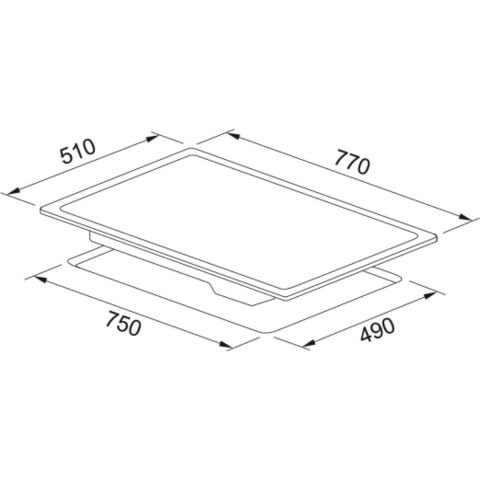 FRANKE MYTHOS ELEKTRİKLİ CAM OCAK SİYAH(108.0669.471) (TESHIR URUNUDUR)