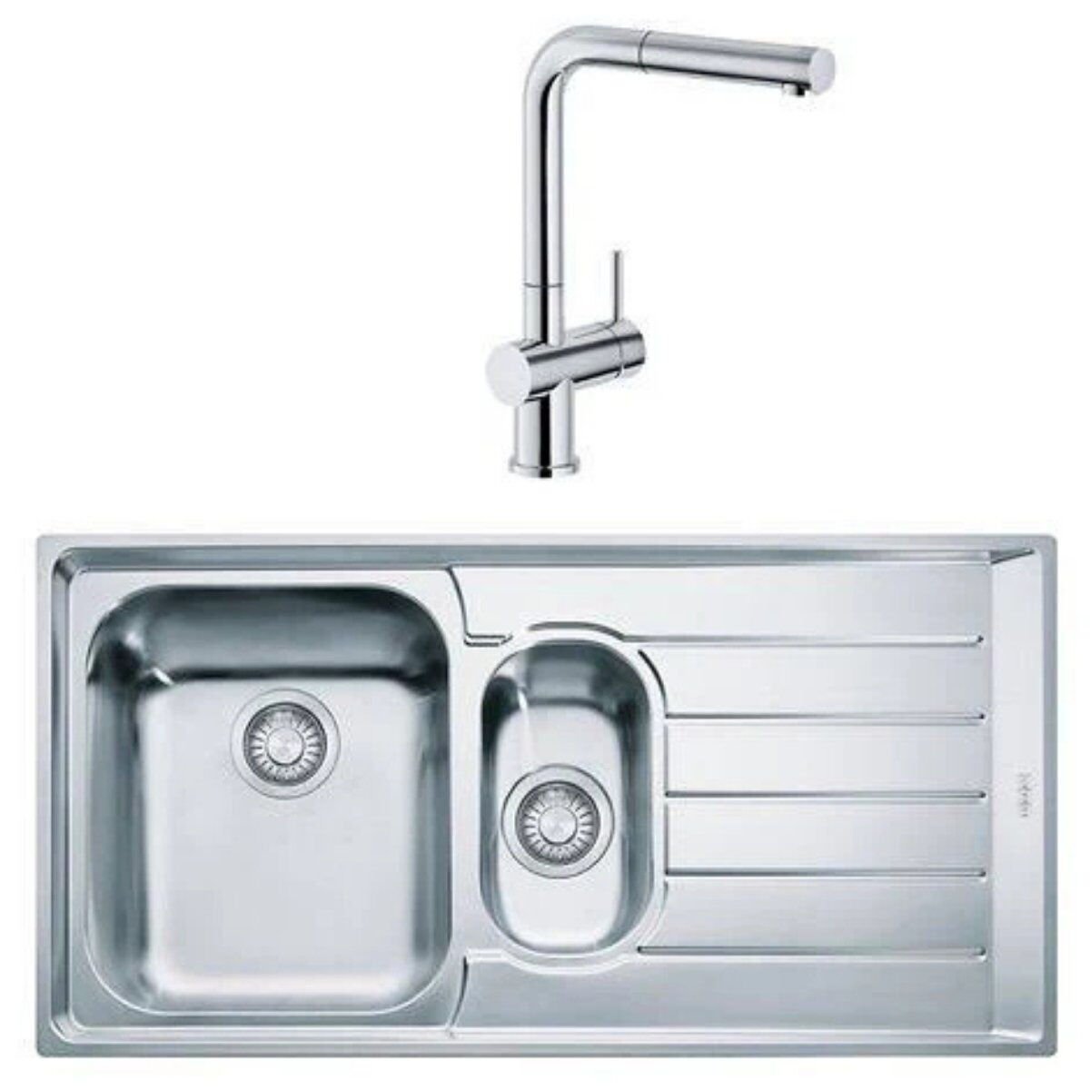 FRANKE NEPTUN NEX 651 1,5 GÖZLÜ INOX EVİYE BATARYA HARİÇDİR