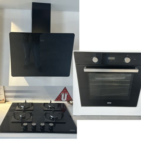 FRANKE ANKASTRE SIYAH SMART CAM 3 LU SET (TESHIR URUNUDUR)