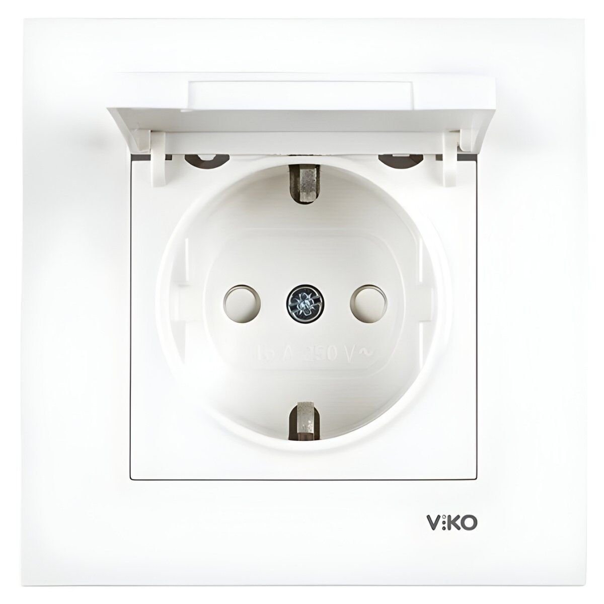 VİKO KARE KAPAKLI PRİZ