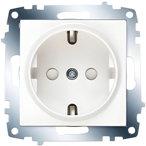 VİKO KARE TOPRAKLI PRİZ BEYAZ 90967008