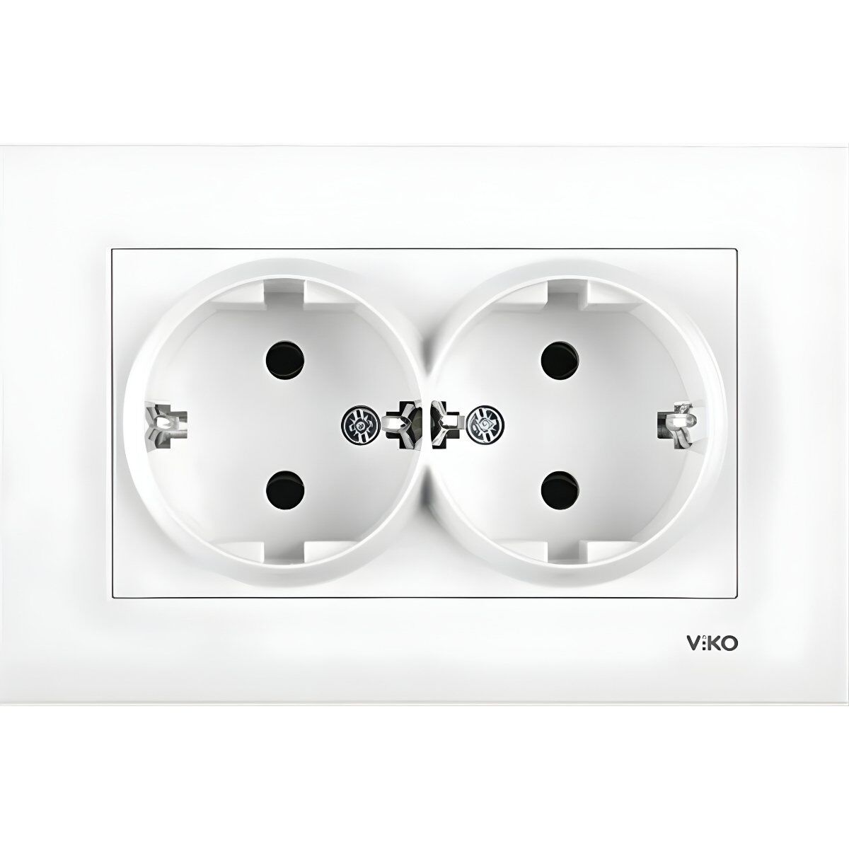 VİKO İKİLİ TOPRAKLI PRİZ KOMPLE