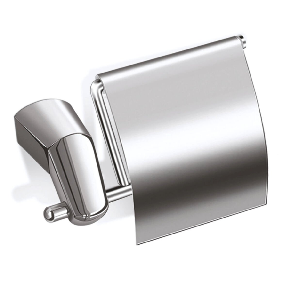 Karlim Dicle Serisi Kapaklı Tuvalet Kağıtlık Krom (37008)