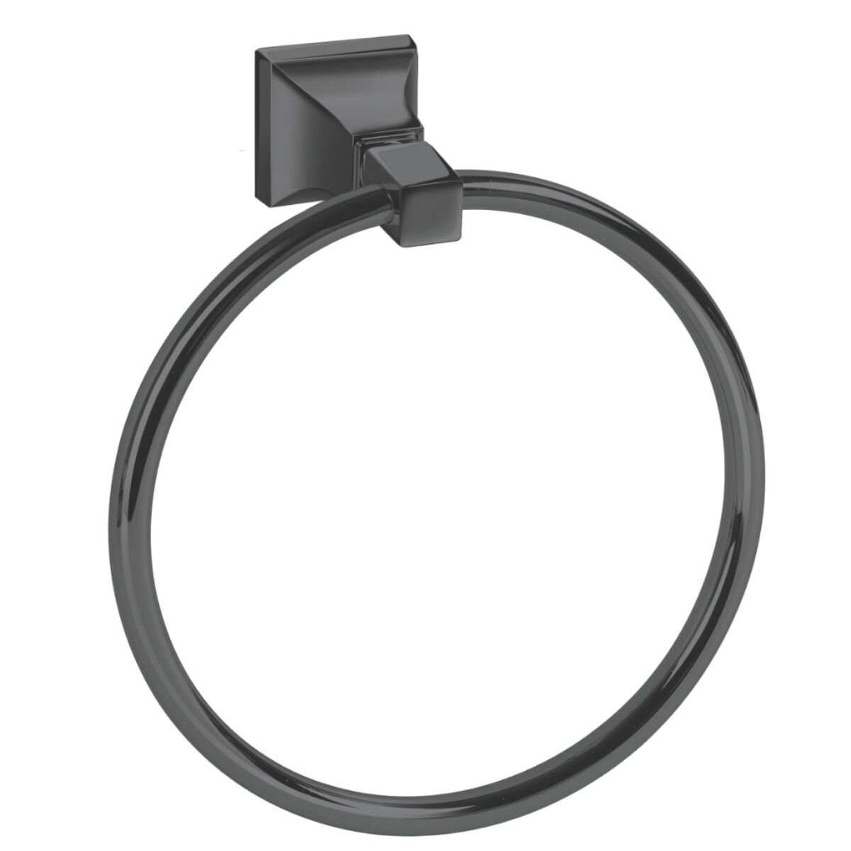 Karlim Salda Serisi Yuvarlak Havluluk Mat Siyah (41007)