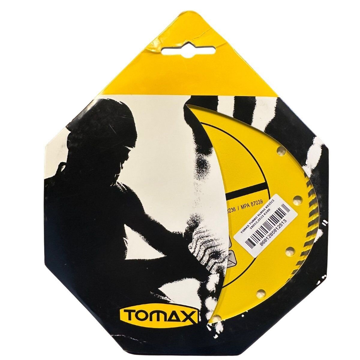 TOMAX TURBO ELMAS KESİCİ 180X2,2X22 K180
