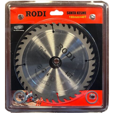 RODİ SUNTA KESME DİSKİ 190 MMX40T