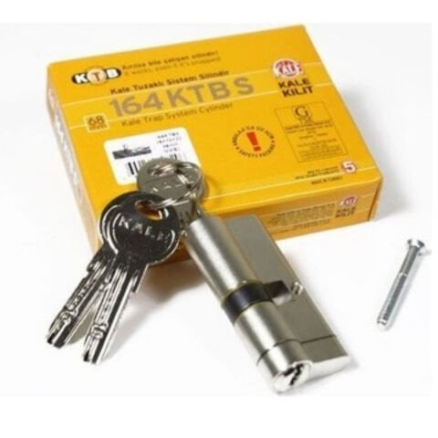 KALE KİLİT BAREL 164 KTBS  TUZAKLI NİKEL  68 MM (26+10+32) TB04