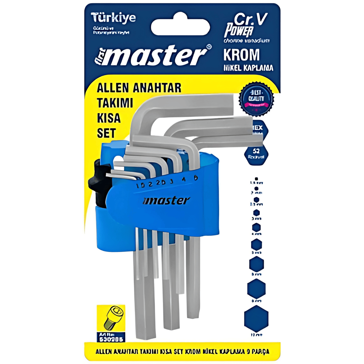 Master Allen Takımı Kısa Krom