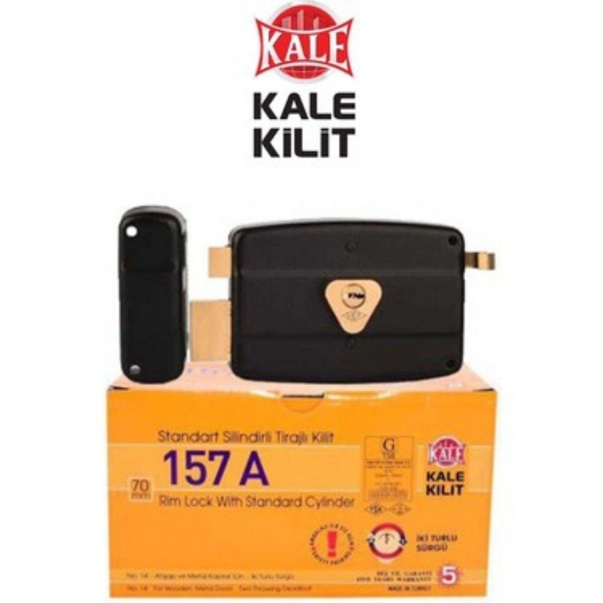 KALE 157 A 70 MM STANDART SİLİNDİRLİ TİRAJLI KİLİT