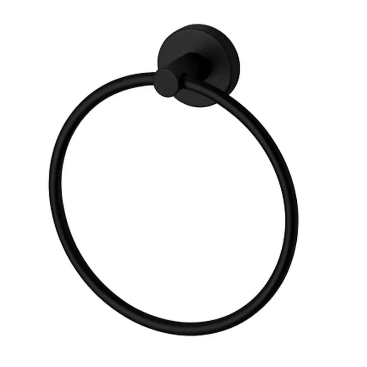 KARLİM NAME MAT SİYAH YUVARLAK HAVLULUK(34007)