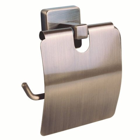 KARLİM MİLET KAPAKLI TUVALET KAĞITLIK ANTİK- GOLD(37008)