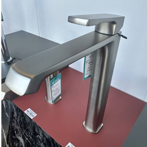 VALTEMO VM-2431 VALENTINI BRUSHED NICHEL LAVABO BATARYASI UZUN