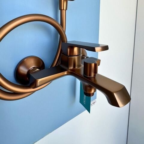 VALTEMO VM-2412 VALENTINI BRUSHED BRONZE BANYO BATARYASI