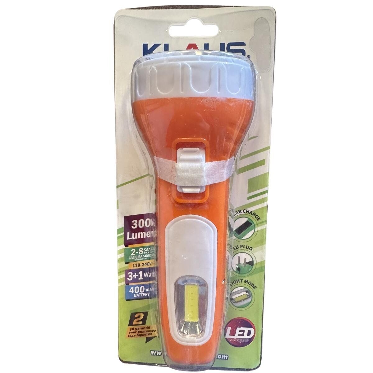 KLAUS ŞARJLI LED EL FENERİ