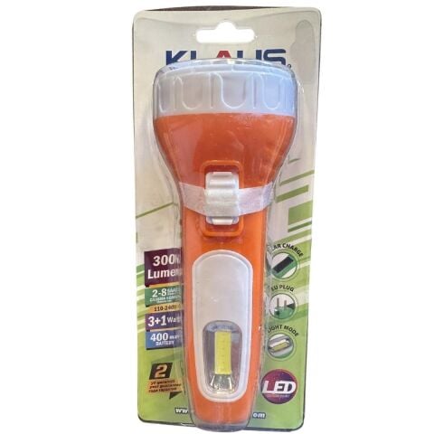 KLAUS ŞARJLI LED EL FENERİ