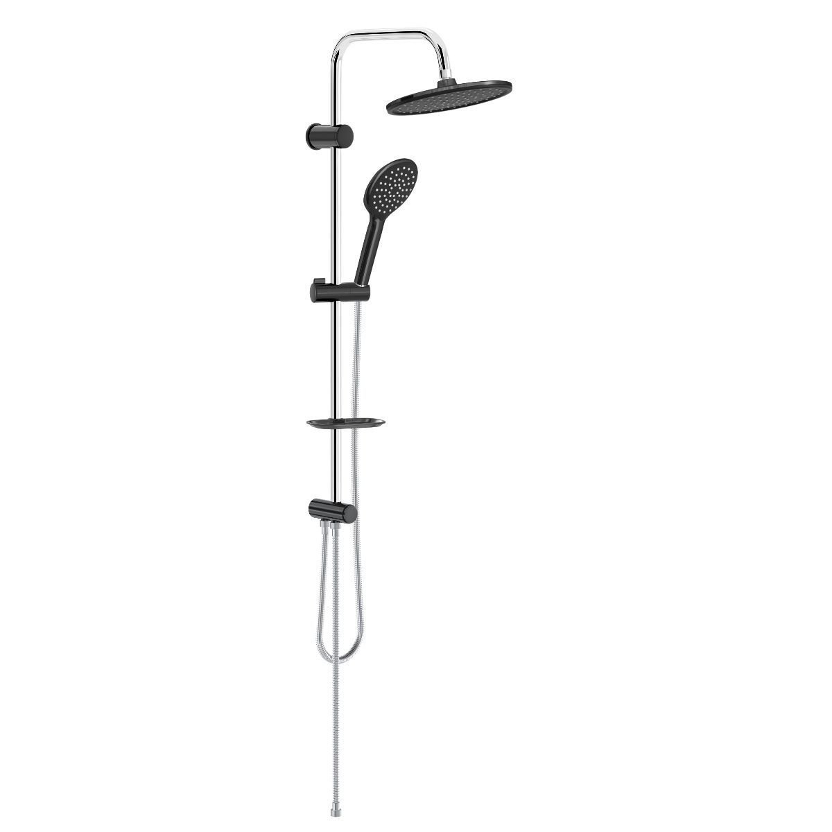 Valtemo Tepe Duş  Deluxe Black Rain VS-2515