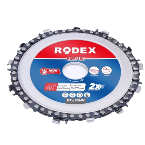 Rodex  Ahşap Işleme Oyma Zımpara Disk 115 mm