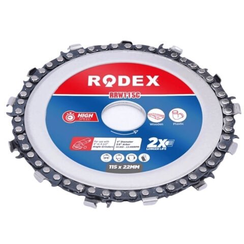 Rodex  Ahşap Işleme Oyma Zımpara Disk 115 mm