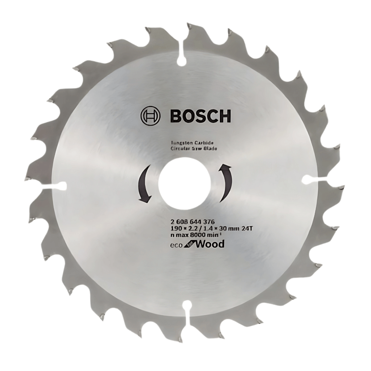 Bosch ECOW Ahşap Daire Testere 190*30 mm 24 Diş 2608644376