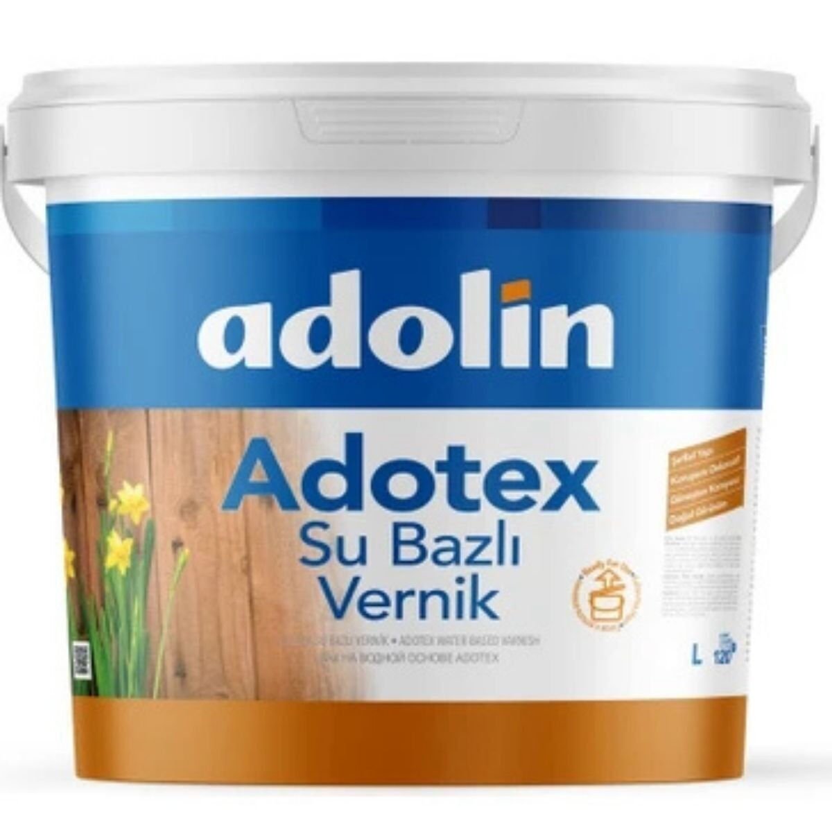 ADOLİN SU BAZLI VERNİK ŞEFFAF 2,5LT