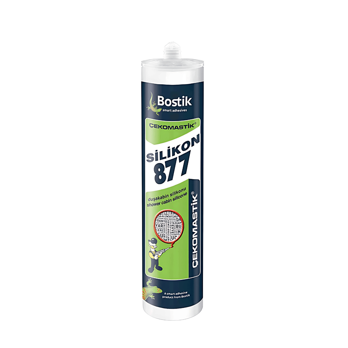 Bostik 877 Duşakabin Silikonu Beyaz 280 ml
