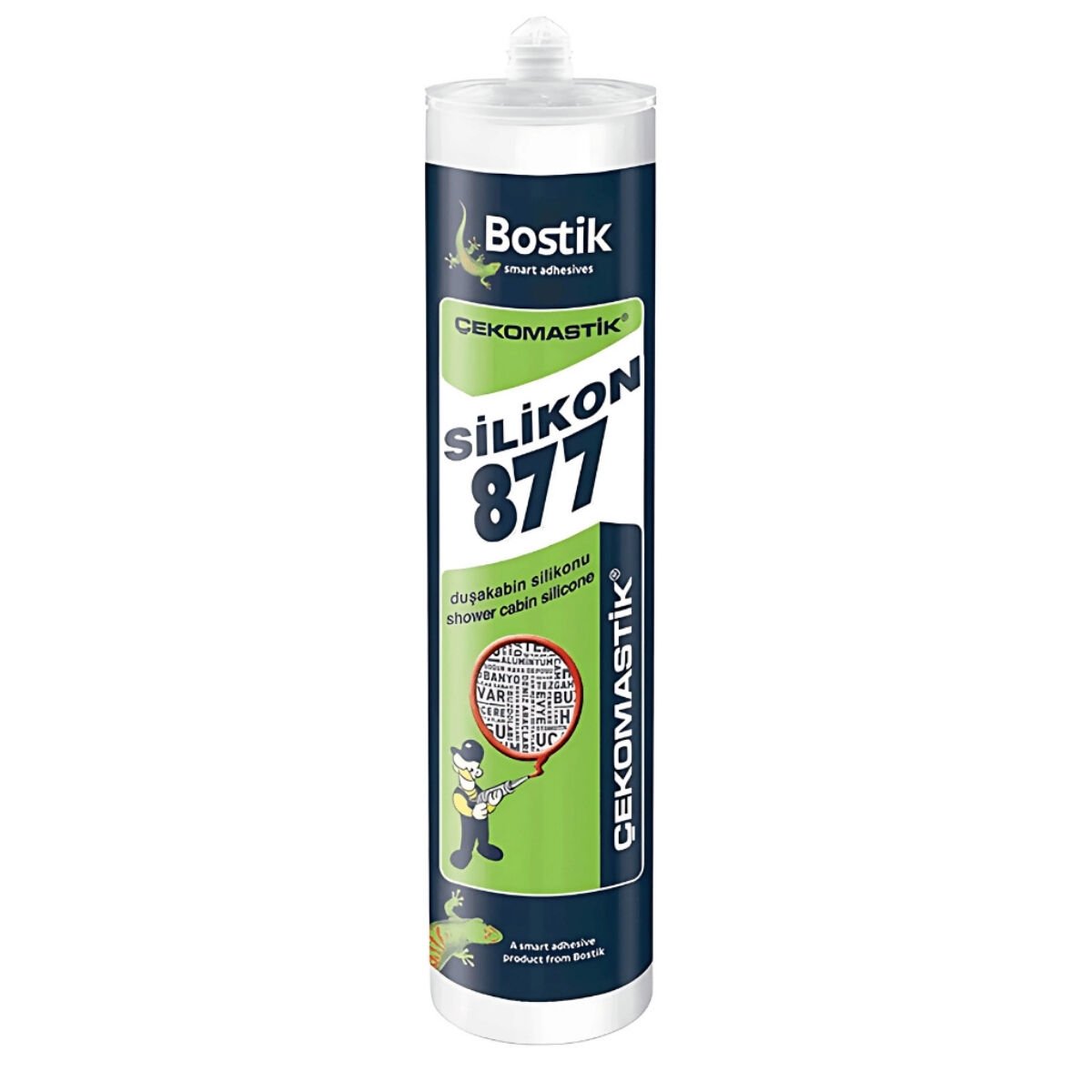 Bostik 877 Duşakabin Silikonu Beyaz 280 ml