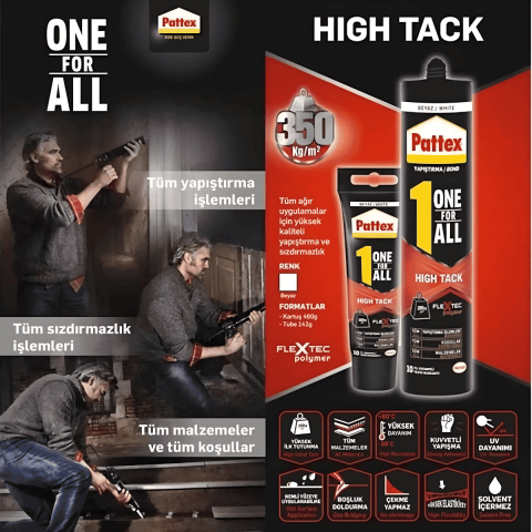 Pattex High Tack Korniş Yapıştırıcı 460 gr