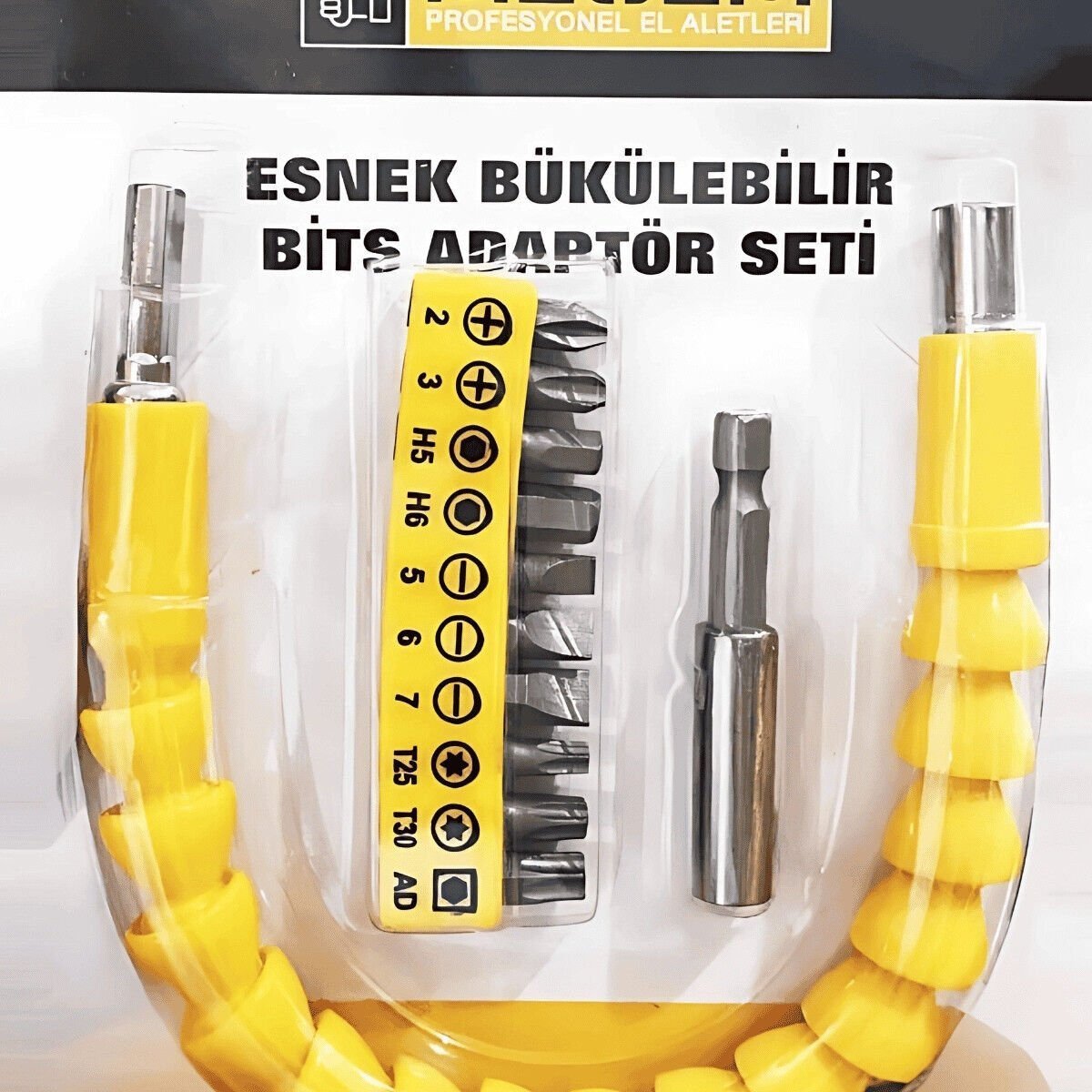 Meşem 962 Esnek Bükülebilir Akrobat Tornavida Ucu 12 Parça