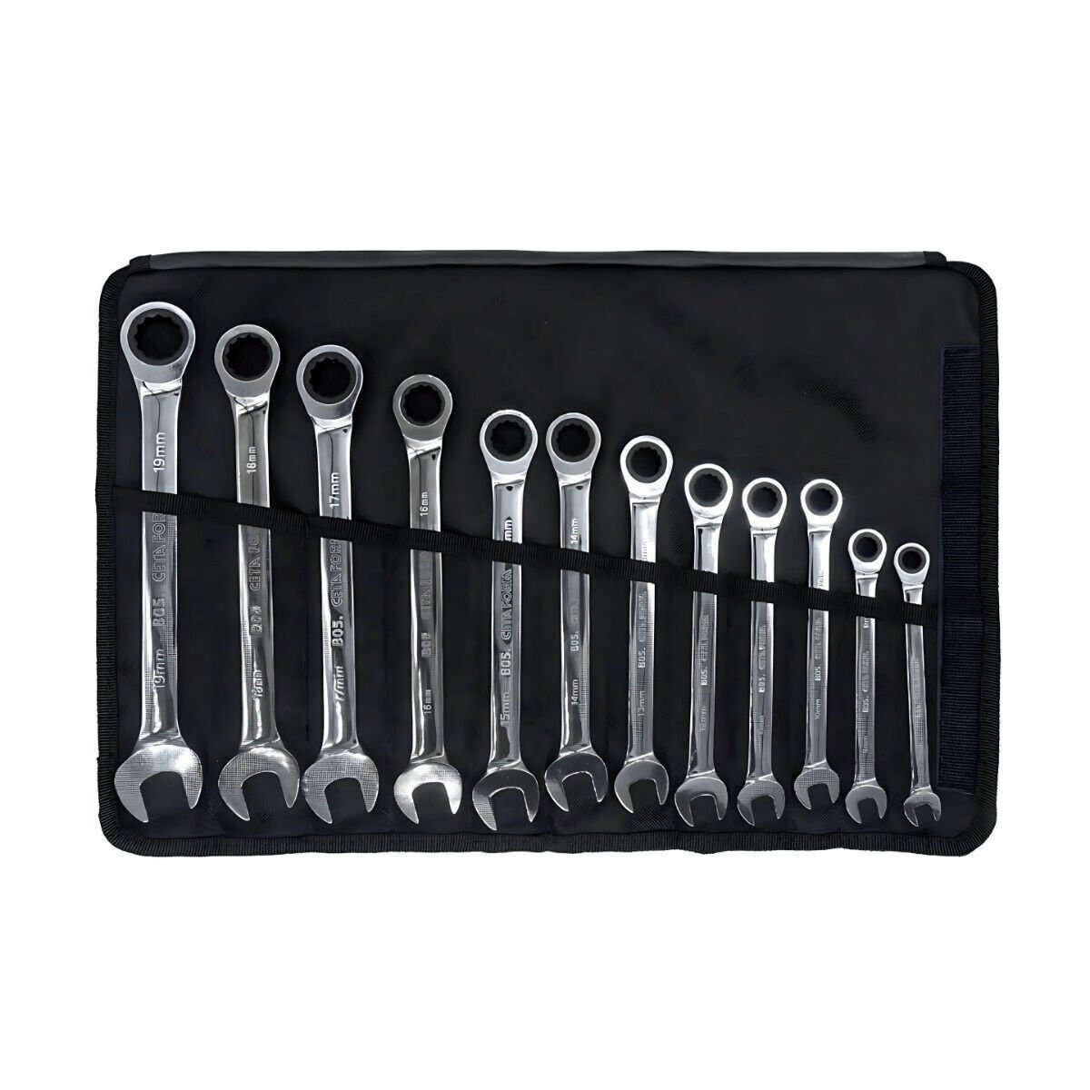 Master Cırcır Kombine Anahtar Takımı 12 Parça