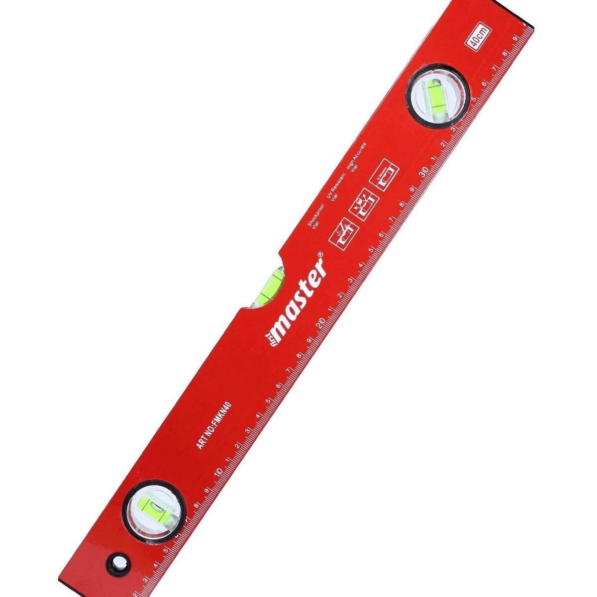 Master Alüminyum Su Terazisi  Kırmızı 3 Sulu