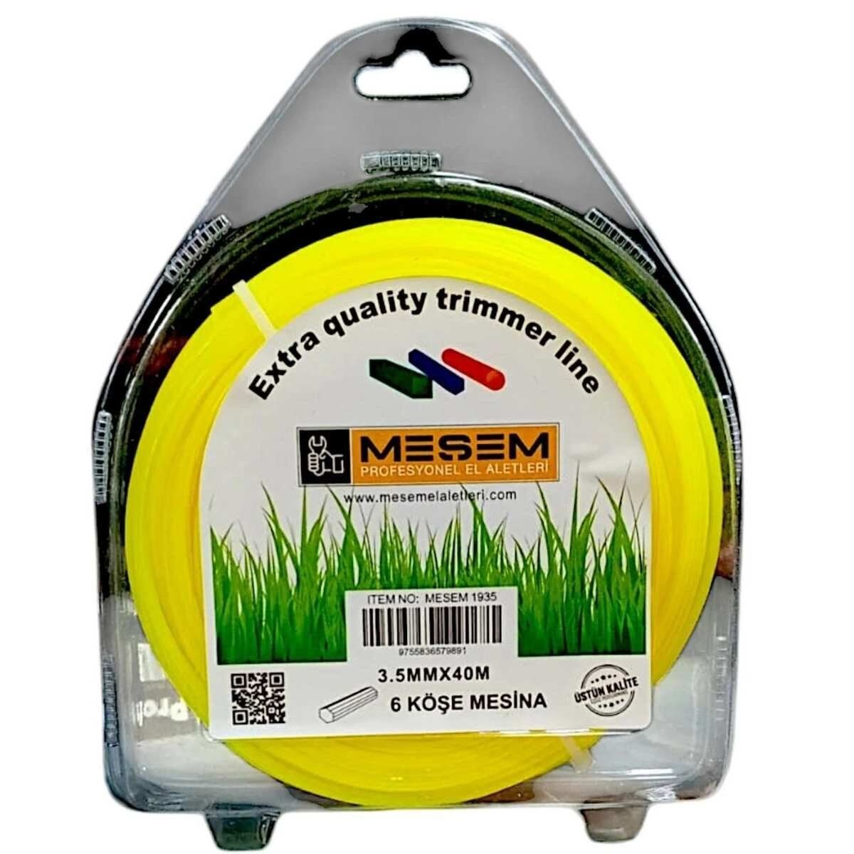 MEŞEM TIRPAN MİSİNASI ALTIGEN 3,5 MM X 40 M