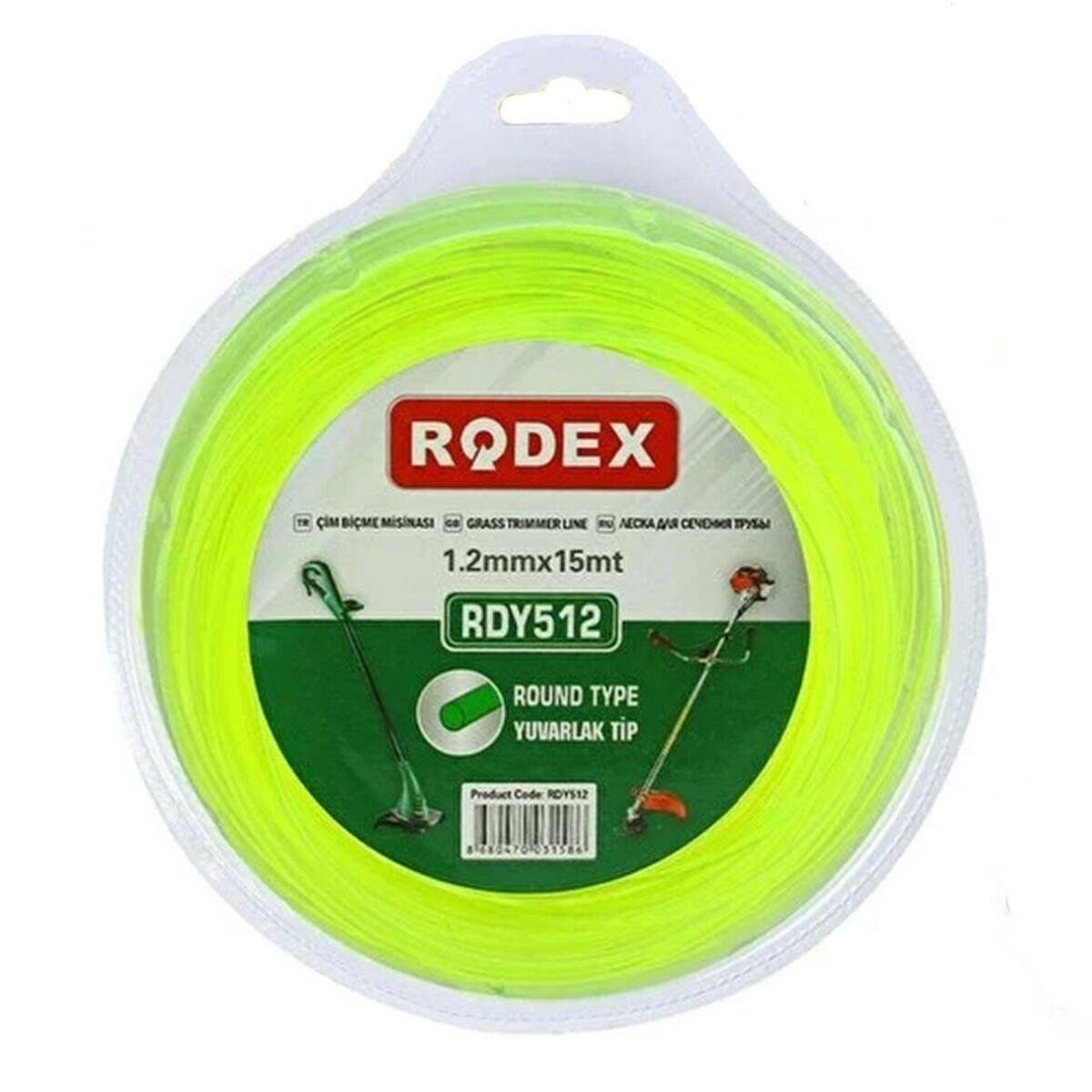 RODEX ÇİM BİÇME MİSİNASI 1,2MM X 15MT