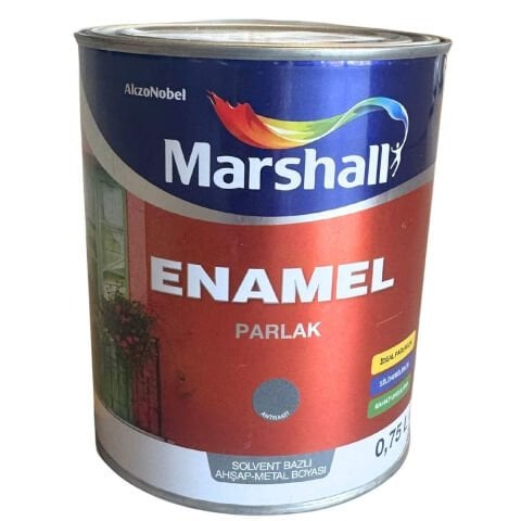 MARSHALL ENAMEL PARLAK ANTRASİT 0,75 LT 5883281