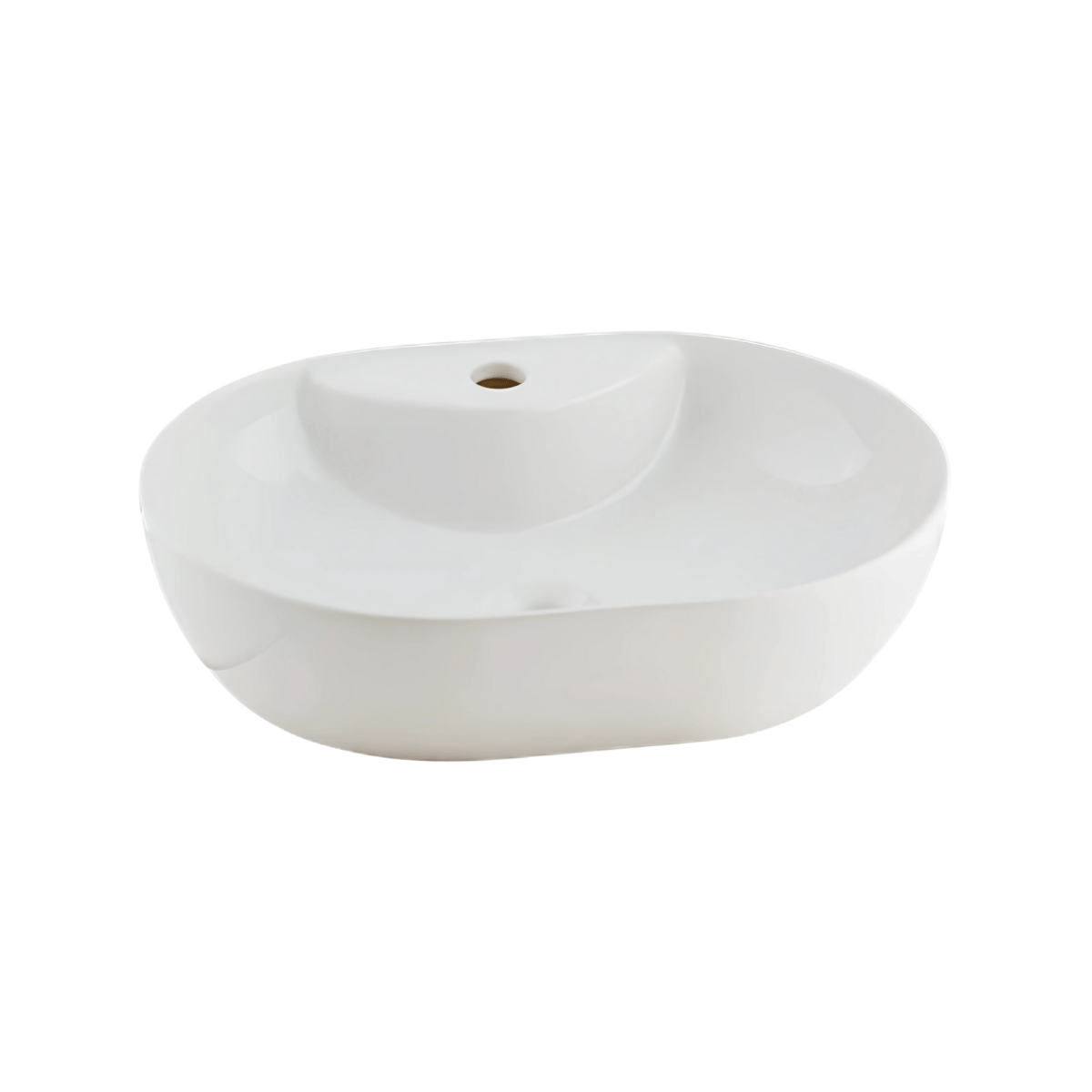 Seramiksan Alto Beyaz Tezgah Üstü Batarya Delikli Lavabo 1 .Kalite