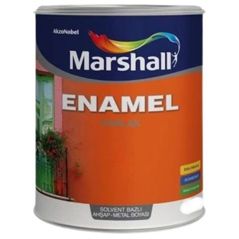 Marshall Enamel  Solvent Bazlı Parlak Ahşap-Metal Boyası