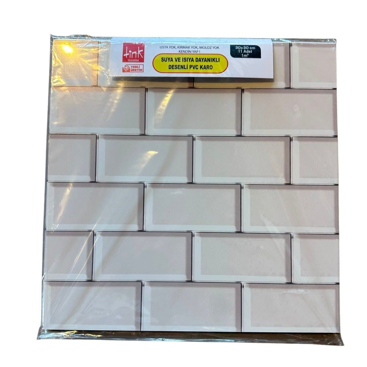PVC 30X30 METRO KARO PANEL PK 1 M2