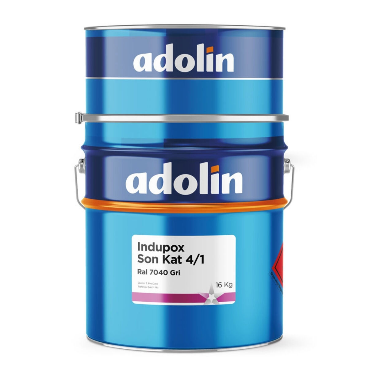 ADOLİN INDUPOX EPOKSİ SON KAT BOYA RAL 7040 2 KG + 0,5 KG SERLEŞTİRİCİ