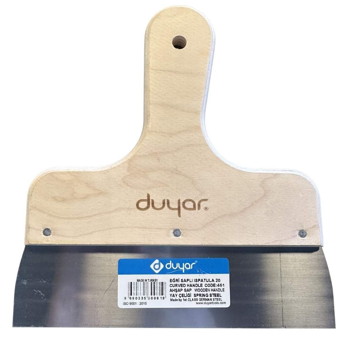 DUYAR EĞRİ SAPLI SPATULA 20 CM KOD:461