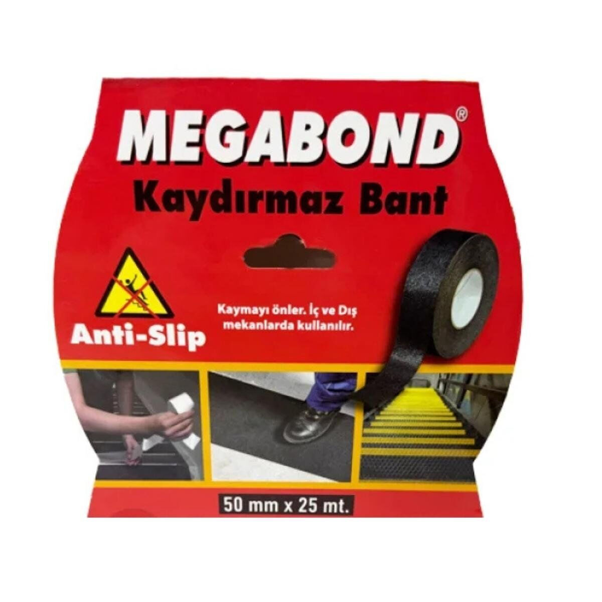 MEGABOND KAYDIRMAZLIK BANDI 50 mm x 25 m