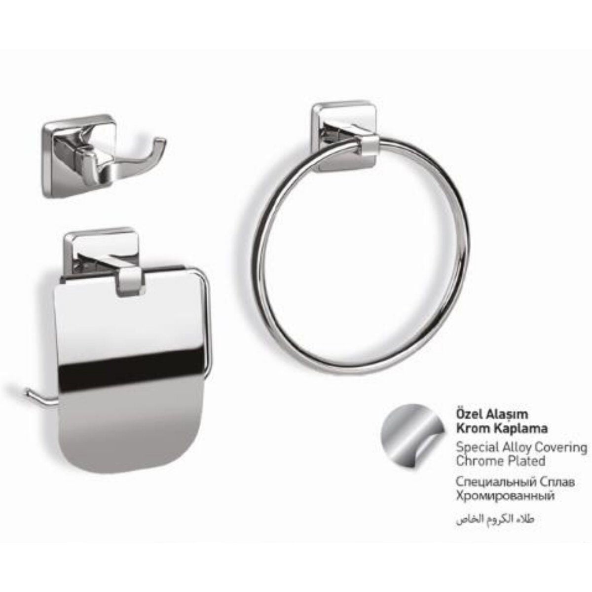 KARLİM MİLET KROM 3*LÜ SET (ML5001.1)