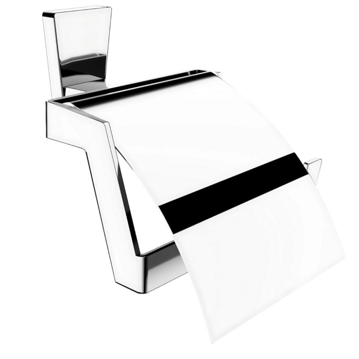 Dkr Lizbon Kapaklı Kağıtlık Krom